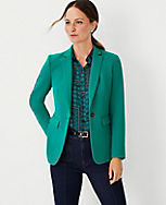 The Long One Button Fitted Blazer carousel Product Image 3