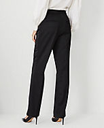 The Petite Slim Straight Tuxedo Pant in Sateen carousel Product Image 2