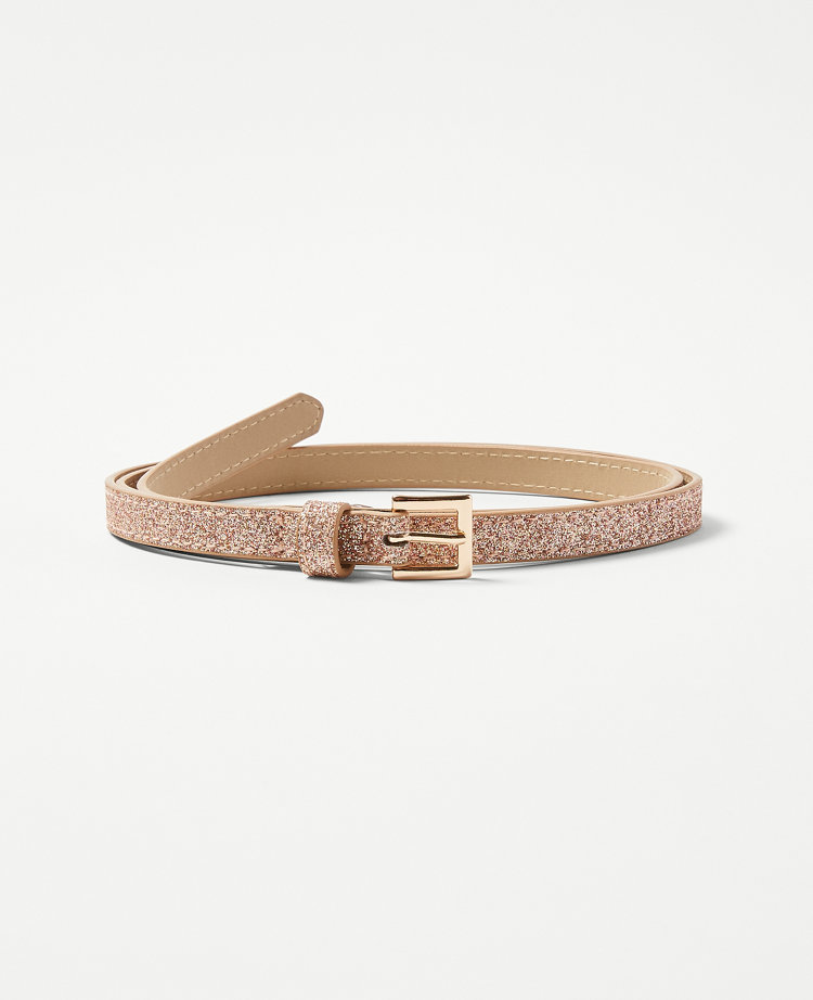 Rose gold hot sale glitter belt