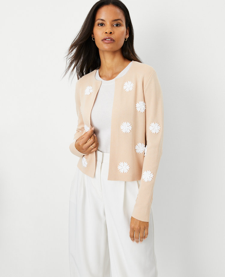 The Treft Floral Knit Cardigan in Pink – Piper & Scoot