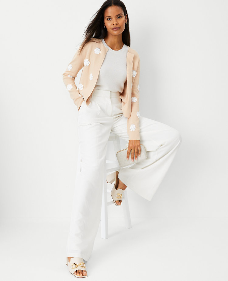 Studio Collection Floral Patch Cardigan