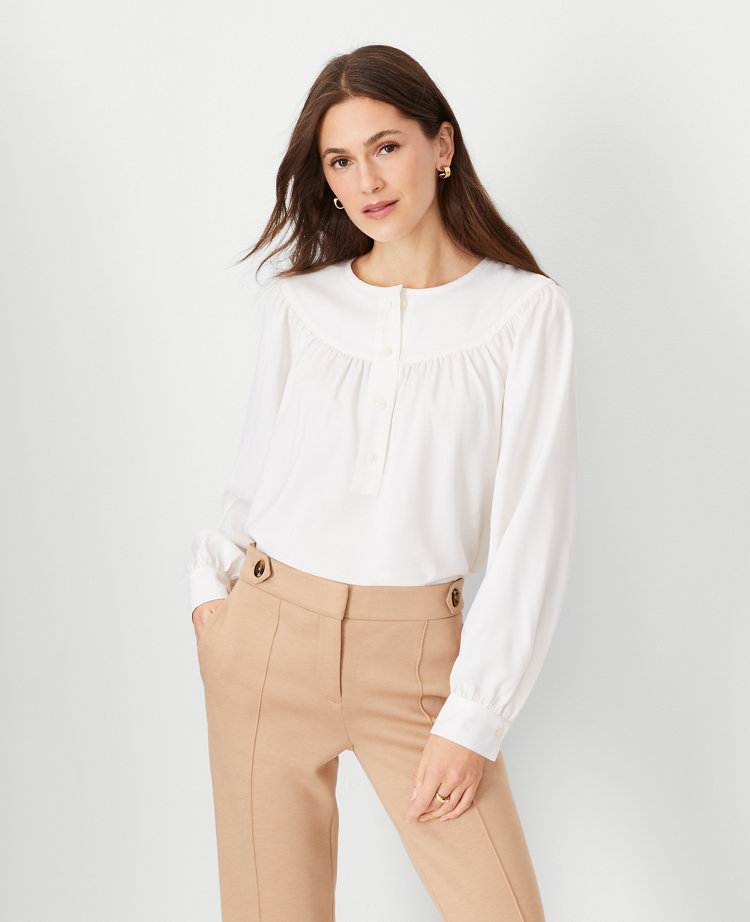 Draped Yoke Shirt