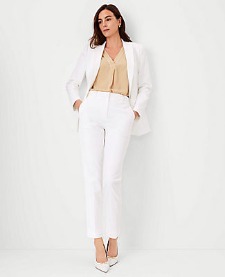 Ann Taylor The High Rise Everyday Ankle Pant Stretch Cotton