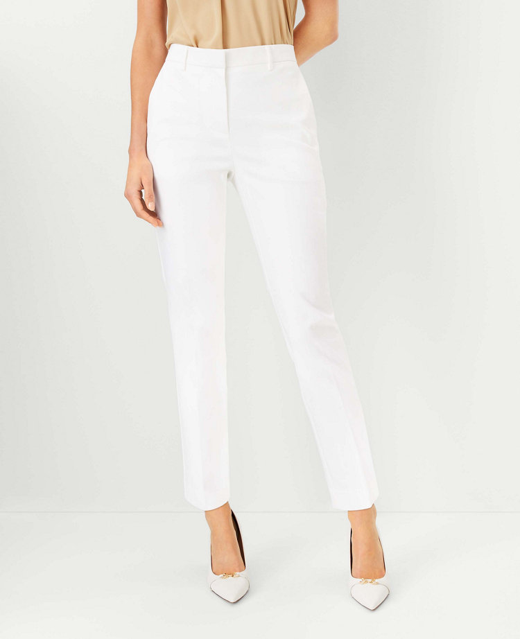 The High Rise Everyday Ankle Pant in Stretch Cotton