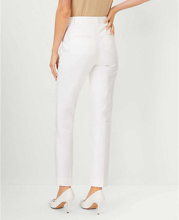 The High Rise Everyday Ankle Pant in Stretch Cotton