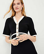 Colorblock Sweater Shift Dress carousel Product Image 4