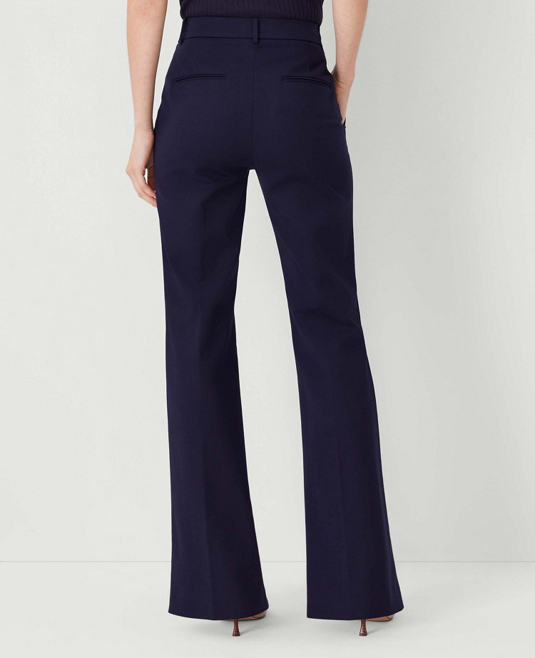 The High Rise Trouser Pant in Stretch Cotton