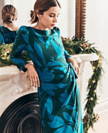 Petite Floral Wrap Sheath Dress carousel Product Image 4