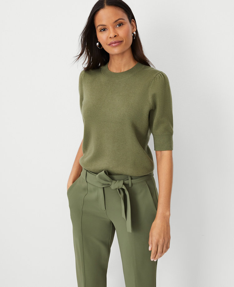 ann-taylor-puff-sleeved-tee - wit & whimsy