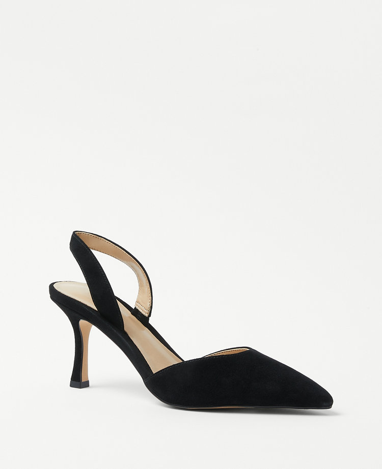 Pointed Toe Slingback Pumps Ann Taylor