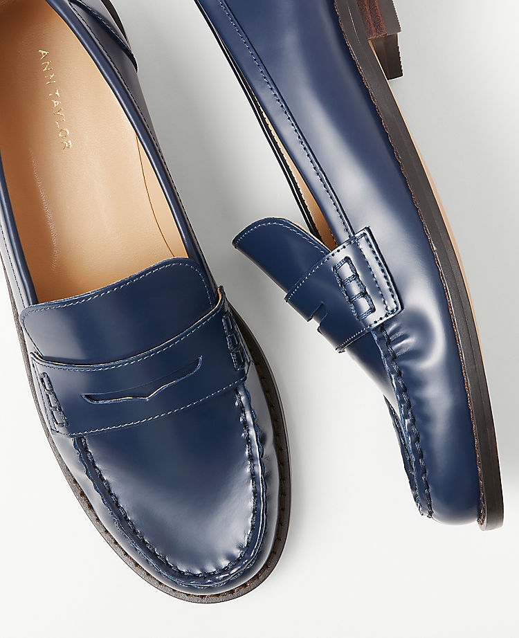 AT Weekend Leather Penny Loafers