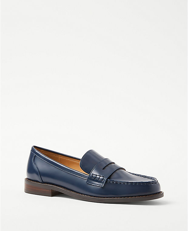 AT Weekend Leather Penny Loafers