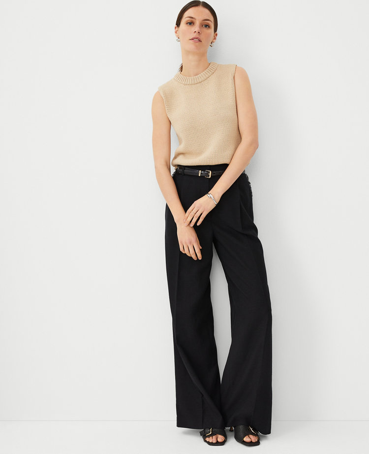 Mellow Fringe Pleats Pants main image 1
