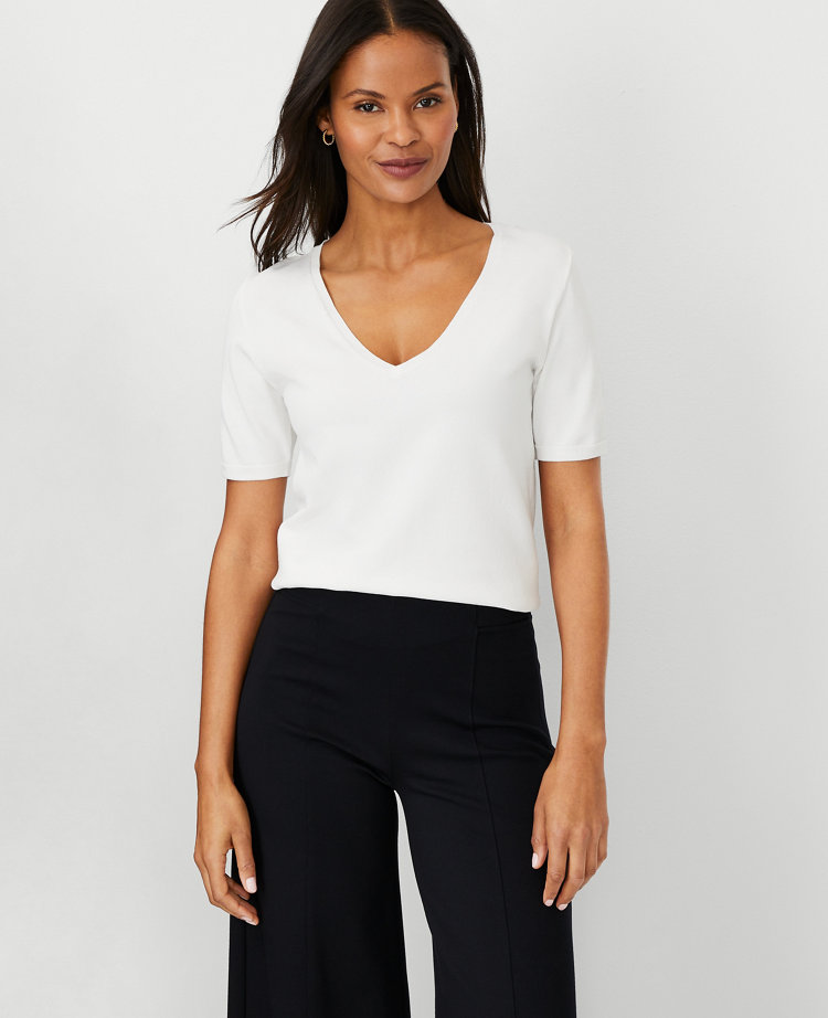 Ann taylor shop v neck sweater