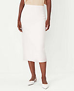 The Petite Pencil Skirt in Textured Stretch carousel Product Image 2