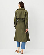Petite Relaxed Raglan Trench Coat carousel Product Image 2