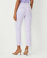The Petite High Rise Ankle Pant in Textured Stretch carousel Product Image 3