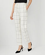 The Petite Pencil Pant in Windowpane carousel Product Image 2