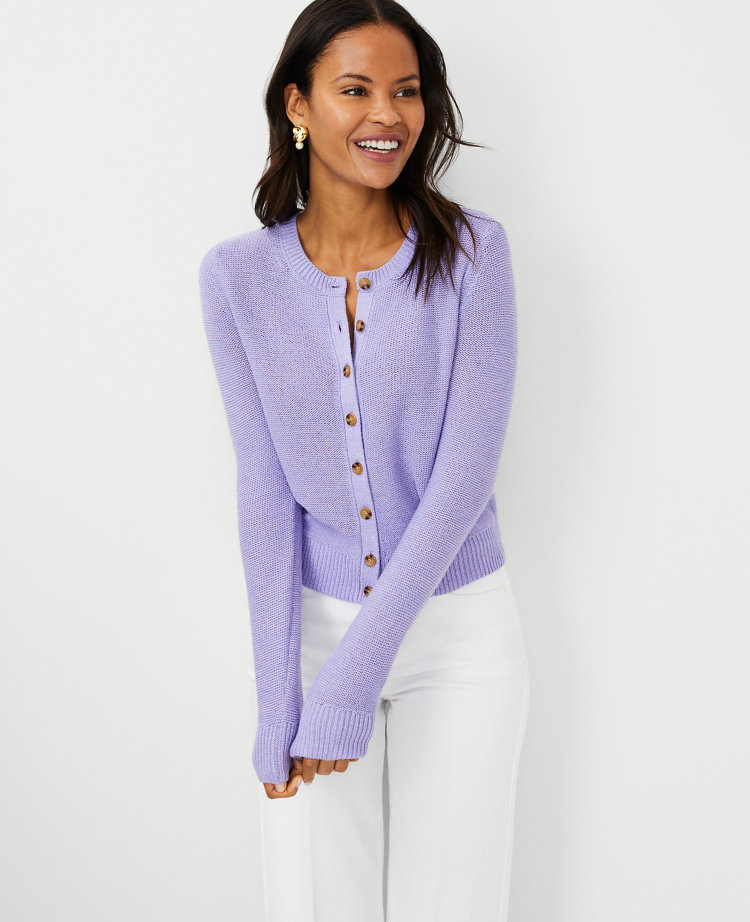 Petite Texture Ann Cardigan