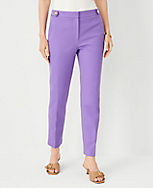 The Petite Button Tab High Rise Eva Ankle Pant - Curvy Fit carousel Product Image 1