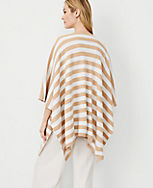 Striped Open Poncho carousel Product Image 2