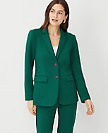 The Petite Greenwich Blazer in Pique carousel Product Image 2