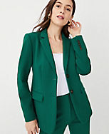 The Petite Greenwich Blazer in Pique carousel Product Image 4