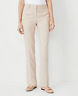 The Sophia Straight Pant in Textured Crosshatch - Curvy Fit carousel Product Image 1