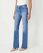 Tall Mid Rise Boot Jeans in Light Wash carousel Product Image 2