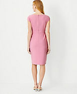 The Scooped Square Neck Front Slit Sheath Dress in Bi-stretch - Curvy Fit carousel Product Image 2