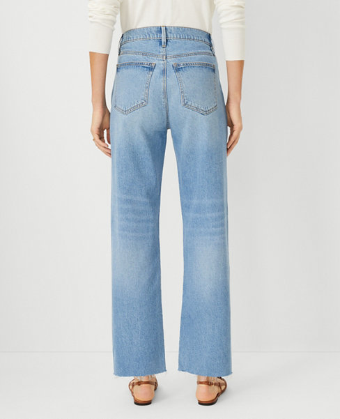 Petite AT Weekend Fresh Cut High Rise Straight Jeans in Light Vintage ...
