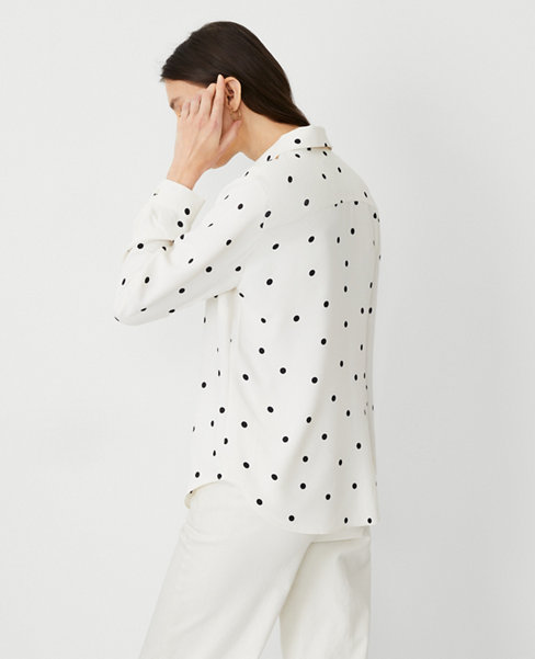 Petite Dotted Essential Shirt