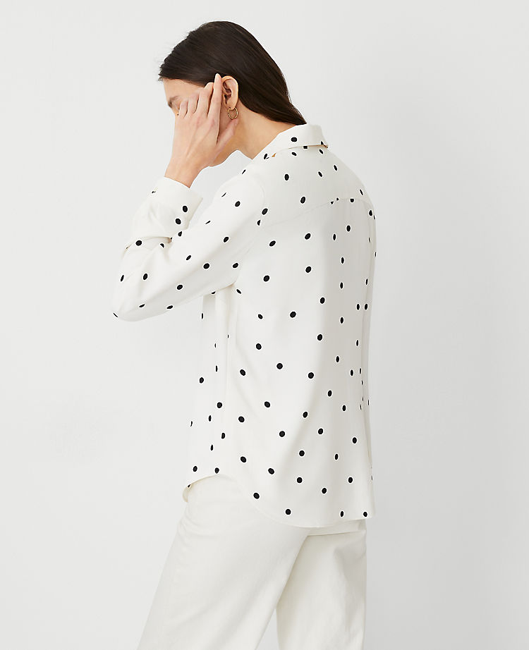 Petite Dotted Essential Shirt