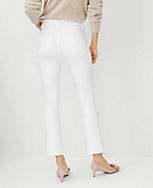 Petite High Rise Boot Crop Jeans in White carousel Product Image 2
