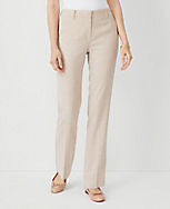 The Tall Sophia Straight Pant in Textured Crosshatch carousel Product Image 2