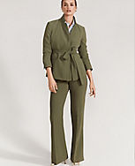The Petite Belted Blazer in Crepe carousel Product Image 5