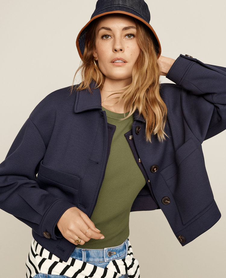 Ann taylor jackets petite best sale