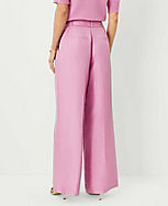 Studio Collection Pleated Wide Leg Pant in Silk carousel Product Image 3