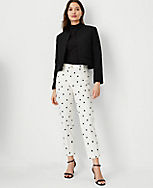 The Tall Cotton Crop Pant in Textured Dot carousel Product Image 1