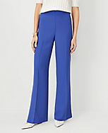 Petite Side Zip Straight Pants in Crepe carousel Product Image 1