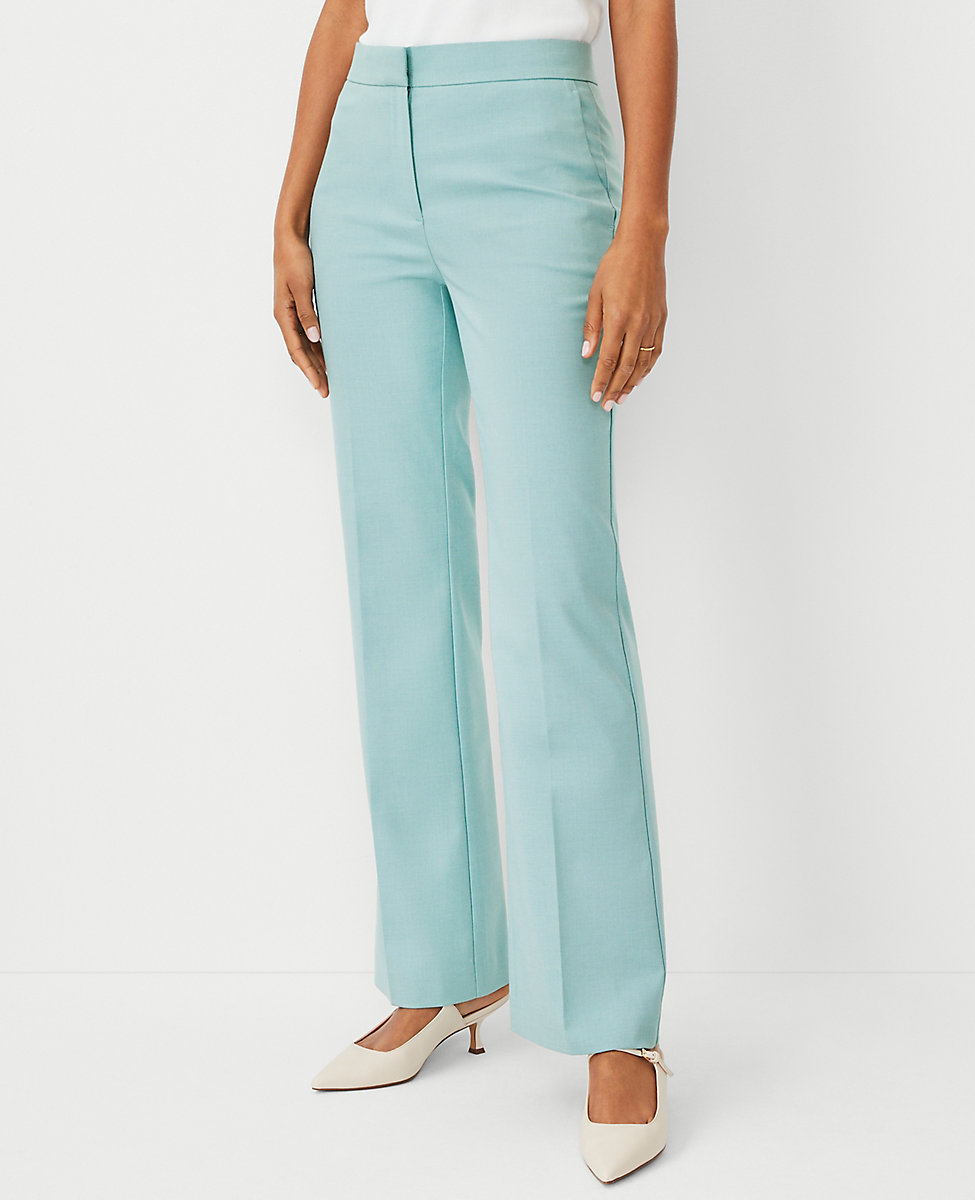 The High Rise Ankle Pant in Texture - Curvy Fit