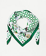 Floral Maze Silk Scarf carousel Product Image 1