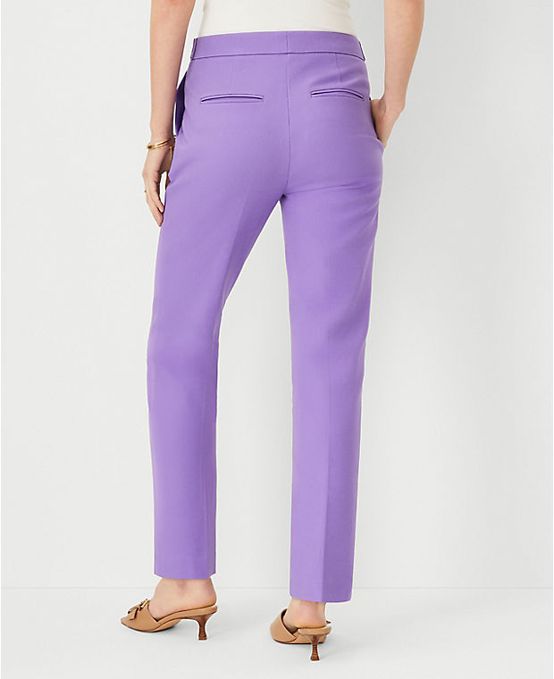 The Button Tab High Rise Eva Ankle Pant - Curvy Fit