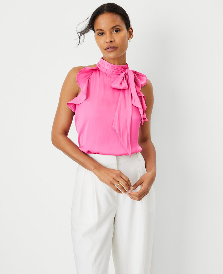 Ruffle Halter Top