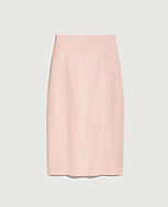 The High Waist Seamed Pencil Skirt in Stretch Cotton carousel Product Image 4