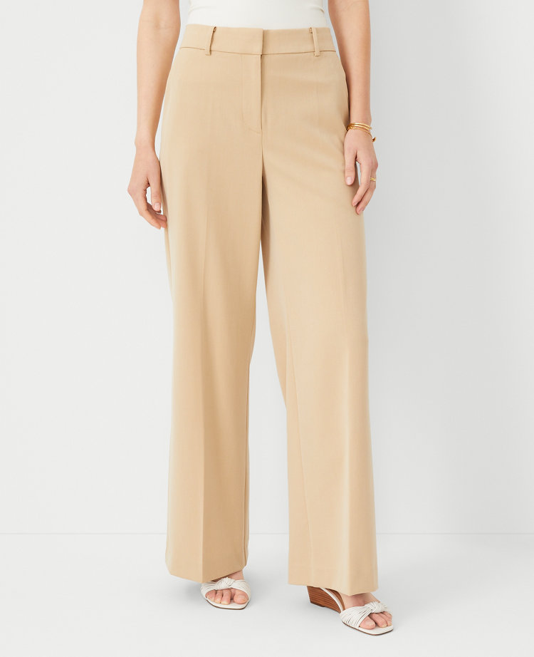 Ann Taylor Petite Wide Leg Pants - Curvy Fit Women's