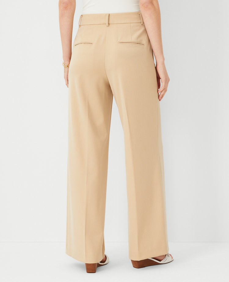 Petite High Rise Wide Leg Pants - Curvy Fit