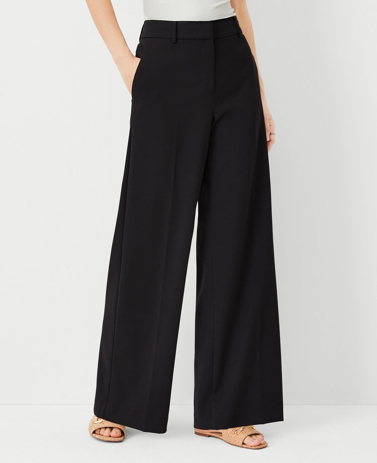 Petite Wide Leg Pants - Curvy Fit carousel Product Image 1