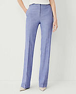 The Petite High Rise Trouser Pant in Cross Weave carousel Product Image 2
