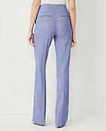 The Petite High Rise Trouser Pant in Cross Weave carousel Product Image 3